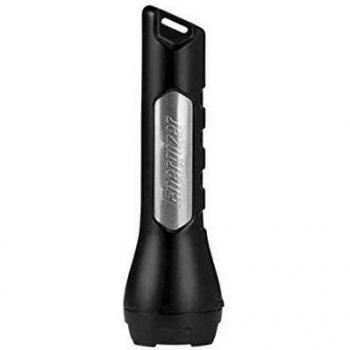 Energizer - Linterna LED de metal, 50 lúmenes, funciona con 2 pilas AA , linterna metálica para camping o uso de hogar