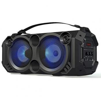 ALTAVOZ PORTATIL PHOENIX PHZOOKASOUND 24W CON LUZ LED / BLUETOOTH / RADIO FM / USB / MICROSD / AUX-IN / ENTRADA DE MICROFONO