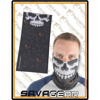Savage Gear Braga Cuello Skull Tec-Tube - Black, Single