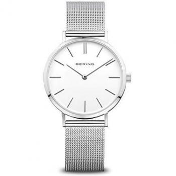 BERING Reloj Analógico para Mujer de Cuarzo con Correa en Acero Inoxidable 14134-004