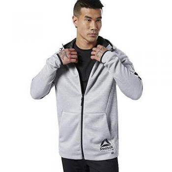 Reebok Ost Spacer FZ Hoodie Sudadera, Hombre, mgh Solid Grey, L