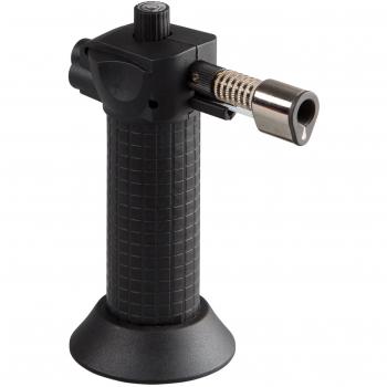 Levivo SET100145B - Soplete para crema catalana / flambeador, recargable, negro