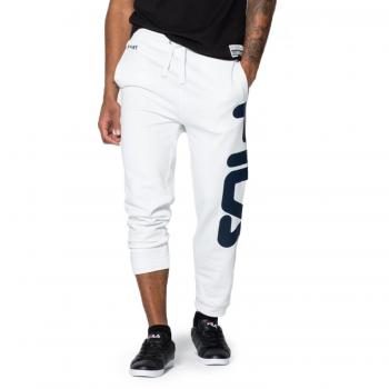 Fila Classic Plush White Sweatpants for Men, Size XL