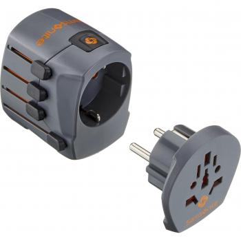 Samsonite 61601/1374 Adaptador Internacional, Color Gris
