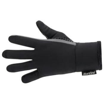 Guantes largos Santini Adapt Negro para hombre - Talla XL-XXL