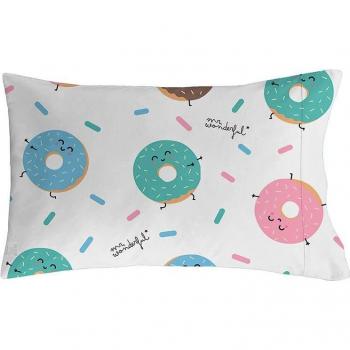 Funda de almohada rosquillas 50x80 cm 100% algodón