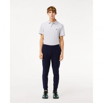 Pantalón jogger de hombre Lacoste en felpa de algodón ecológico color marino