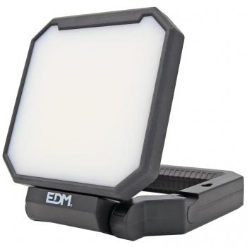 Foco LED de Trabajo XL 60W 4000lm con 3 Modos de Luz IP44 Cabezal Giratorio Color Negro