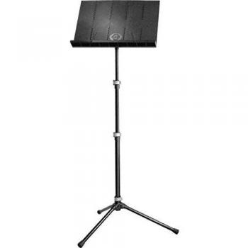König & Meyer 12125 Adjustable Orchestra Music Stand with Plastic Desk, Height 28.35-61.02 Black