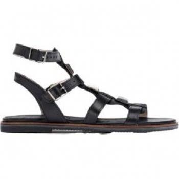 Sandalias de piel Olimpia negro Wonders