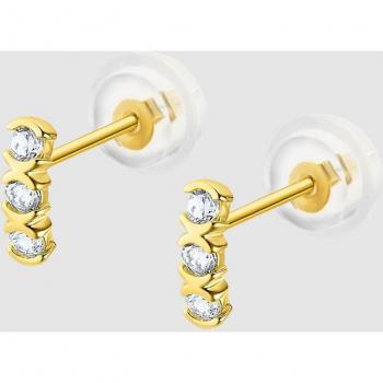 Pendientes Time Road HIN00234 Oro Mujer