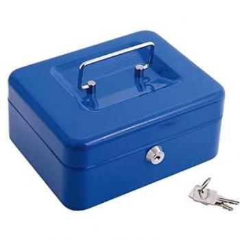 Caja Caudales Wolfpack Pintada Nº 1 150x115 mm. con Bandeja Interior Multicolor