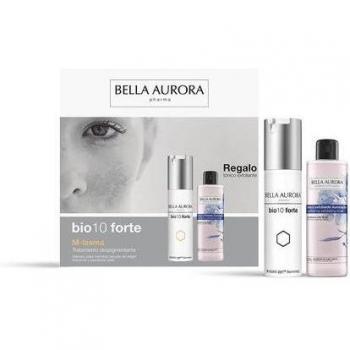 Bella Aurora Bio10 Forte M-lasma Tratamiento Intensivo Despigmentante para Manchas de Origen Hormonal 30ml + Tónico Iluminador Exfoliante 200ml