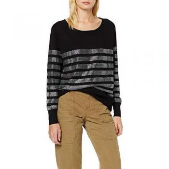 Guess LS Anna Sweater Jersey, Negro