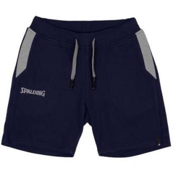 Pantalones Cortos de Baloncesto Spalding Flow Azul Marino para Mujer M