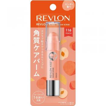 Revlon Kiss Sugar Scrub - Peach Scented Exfoliating Lip Balm