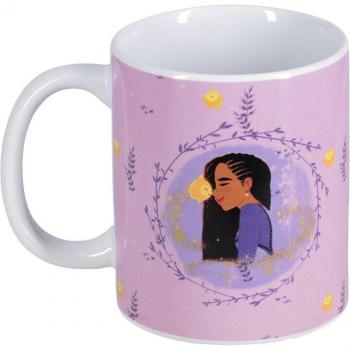 Taza Asha Wish rosa cerámica Disney Wish Paladone