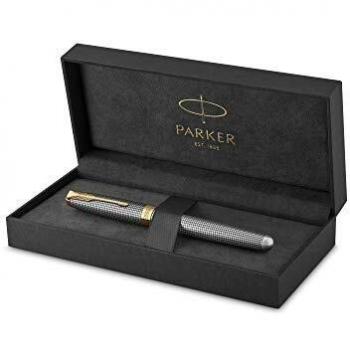 Pluma estilográfica Sonnet GT F Parker Plata Cisele