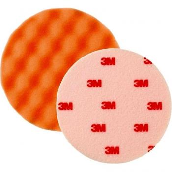 3M Ultrafina SE-Espuma Pulidora Anti-holograma, Naranja, diámetro 133 mm, 2 piezas