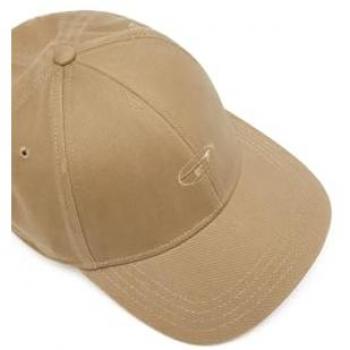 Diesel C Run Wash Beige Baseball Cap for Men with Embroidered Logo