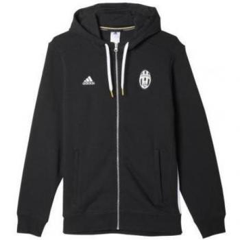 adidas Juventus 3S Hood Zp - Sudadera para hombre, color negro / blanco, talla L