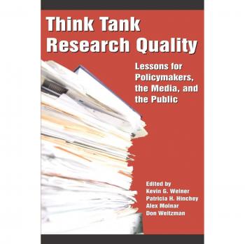 Think Tank Research Quality: Policy Insights for Decision Makers and Media (Paperback)
