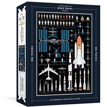 History of Space Travel Puzzle: Astronomical Jigsaw Puzzle and Poster