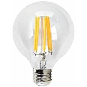 Silver Electronics 890627- Bombilla Led Filamento Regulable Goblo Transparente Potencia: 6W. Casquillo