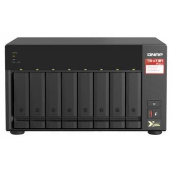 QNAP TS-873A 8-Bay NAS with Quad-Core 2.2GHz Processor, 8GB DDR4 RAM (Expandable to 64GB), Dual 2.5GbE LAN, USB 3.2, Hot