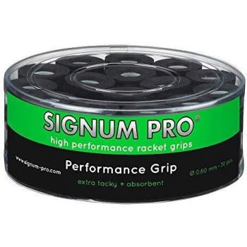 Signum Pro Performance Grip - Paquete de 30 overgrip, Color Negro, Talla única