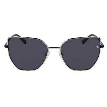 Calvin Klein Jeans Stylish Sunglasses CKJ23202S Black/Gold Yellow Frame 60MM for Women
