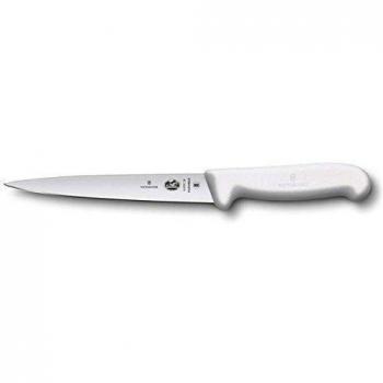 Victorinox Filetiermesser Fibrox - Navaja de bolsillo, color blanco