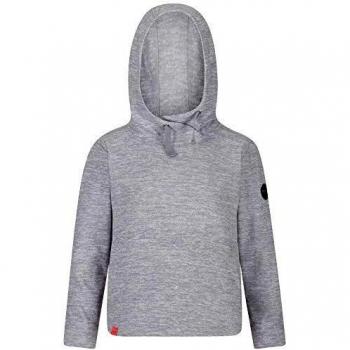 Regatta Kalina-Forro Polar con Capucha Envolvente Fleece, Unisex niños, Dapple Grey, 3-4