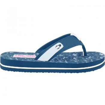 Chanclas de Niño John Smith Pasun Jr Azul Marino/Blanco con Suela EVA para Playa y Piscina Verano