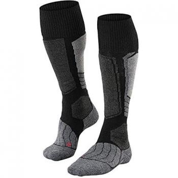 Falke SK1 Merino Wool Ski Socks, UK 11-12.5 Black Mix