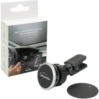 Soporte Magnético para Smartphone SilverCloud PNI-ED12 con Rotación 360° para Ventilación de Auto