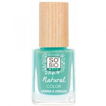 So'Bio Etic Esmalte de Uñas 85 Vert d'Eau Vegano con Aceite de Ricino 11ml