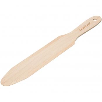 Kitchencraft Espátula para Crepes, Madera, Beige, 6.5x42x3 cm