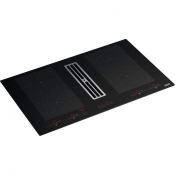 Placa de Inducción Franke Maris 2Gether con Extractor Integrado, 4 Zonas de Cocción, Acero Inoxidable y Cristal Negro