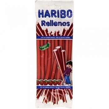 Haribo - Relleno - Geles dulces con sabor a fresa- 80 g