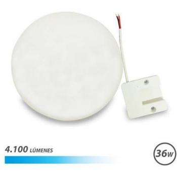 Elbat Aplique Redondo de Techo con Base Fija LED 36W 4100lm 6500K Luz Fría Diámetro 23cm