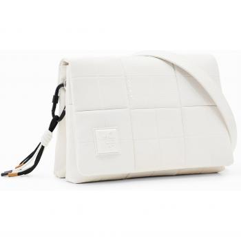 Bolso de mano y bandolera Desigual Damas Dortmund Flap Blanco 23SAXP23 1001, Accesorios, Primavera/Verano, Bolsos Mujer