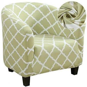 HIFUAR Funda de Sillón Chesterfield Impresas,Fundas de Sofá Elásticas de 1 Plaza Lavable Antideslizantes,Modernas Cubiertas Protector para Butaca,Sofá,Chester 1 Plaza