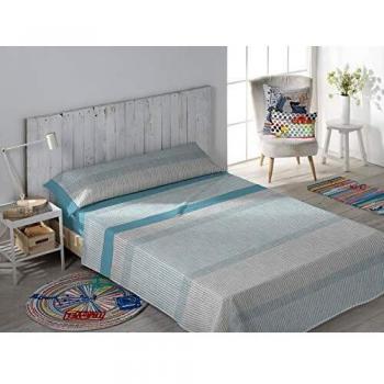 Secaneta Stilia, Juego 3 Piezas, Sábana Bajera, Encimera y Funda Almohada, Brand