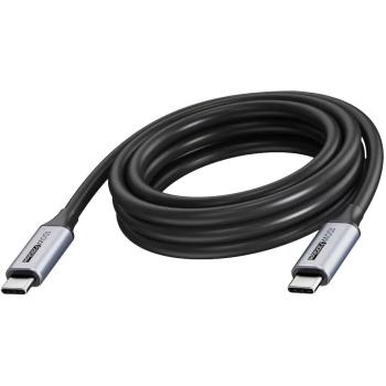 Cable USB-C Vision 5m, USB 3.2 Gen 2 (20 Gbps, 100W), Negro/Gris
