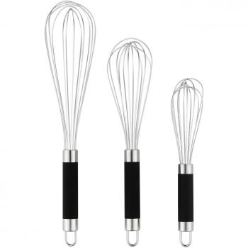 Acero inoxidable DRAGONN Schneebesen Set, Ei, Milchaufschäumer, Milk & Egg Beater batidoras, vajilla y utensilios para mezclar, proponemos y agitación, set de 3