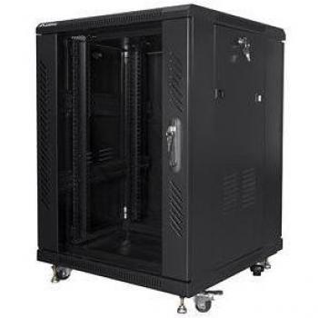Armario Rack Lanberg 15U 600x600 Autoensamblaje 19 Carga Máxima 800Kg Negro