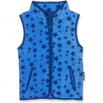 Playshoes Fleece-Weste Sterne Chaleco, Azul