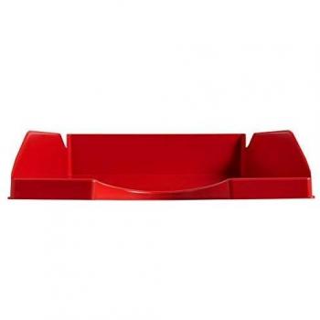 Exacompta 123107d Bandeja Correspondencia, rojo, 34.5 x 25.5 x 6.5