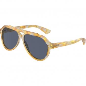 Dolce & Gabbana DG4452 Polarized 34222V Men's Tortoiseshell Pilot Sunglasses